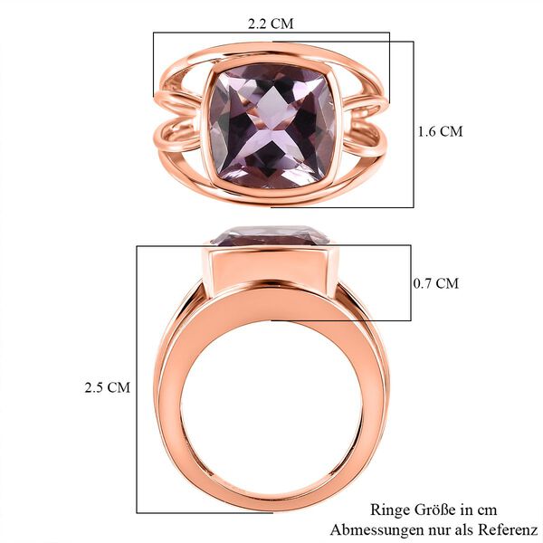 Rose De France Amethyst Ring - 5,15 ct. image number 7
