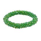 Grüne Magie Farbe Kristall Armband, flexibel
