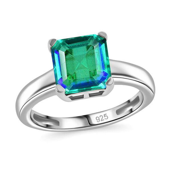 Pfau Triplett Quarz Ring, 925 Silber rhodiniert - 3,05 ct image number 4