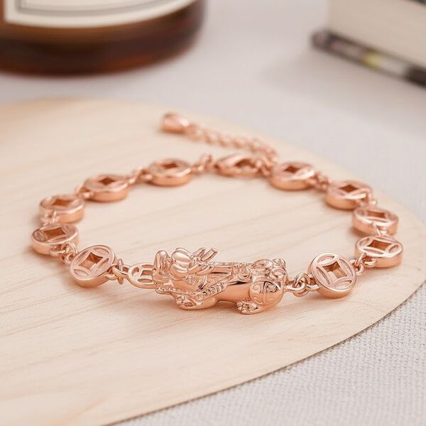 Nickelfreies Messing Armband ca. 18 cm + 2.5 cm Extender, ca. 13,50g image number 2