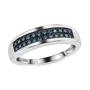Blauer Diamant-Ring - 0,20 ct.