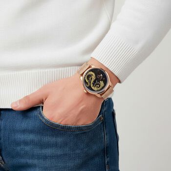 WILLIAM HUNT LIMITIERTE EDITION - Drachen Uhr Seiko Automatik Uhrwerk, 21 Jeweils, Saphir Mineralglas, 5 ATM Wasserdicht, 316L Edelstahl