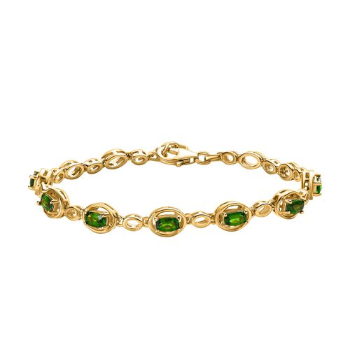 Natürliches Chromdiopsid-Armband, 19 cm - 1,72 ct. image number 0