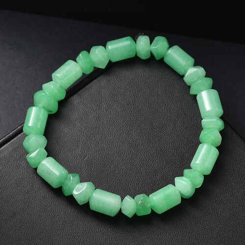 Grüner Aventurin Armband Flexibel cm ca. 120,00 ct. image number 1