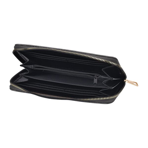 Brieftasche mit Renaissance-Pr&auml;gung und RFID-Schutz, 20x10x3 cm, Grau image number 5