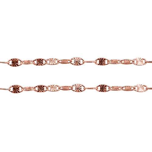 Valentino 925 Silber rosévergoldet Kette, ca. 45 cm image number 1