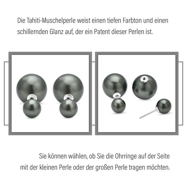Mode Tahiti-Muschelperlen-Ohrstecker image number 7