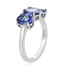 RHAPSODY AAAA Tansanit 3-Stein-Ring, 950 Platin  ca. 3,02 ct image number 4