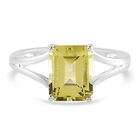 Ouro Verde-Quarz-Ring, 925 Silber (Größe 16.00) ca. 2,33 ct