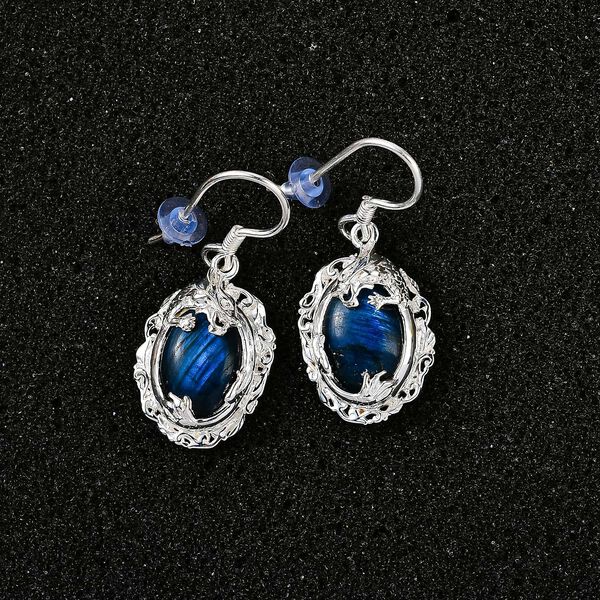 AAA Labradorit Ohrringe - 14,04 ct. image number 3