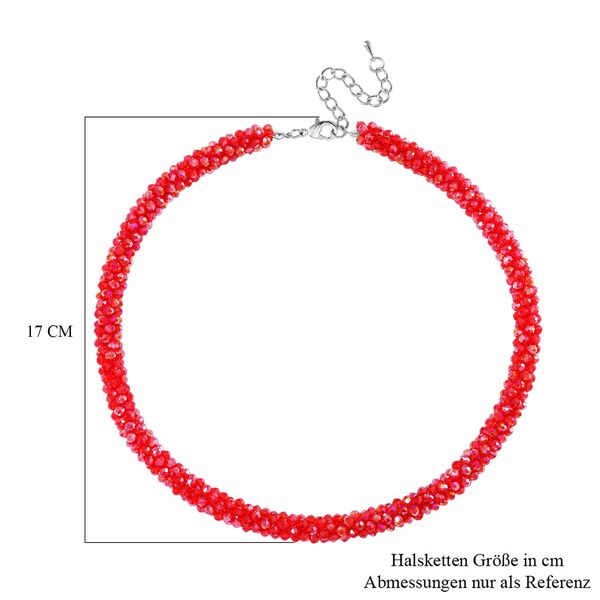 Rote Magie Farbe Kristall Halskette ca. 50 cm+ 5 cm Extender, Standard image number 5