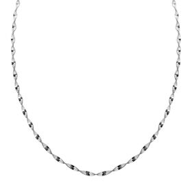 925 Silber rhodiniert Kette ca. 45 cm ca. 3,84g