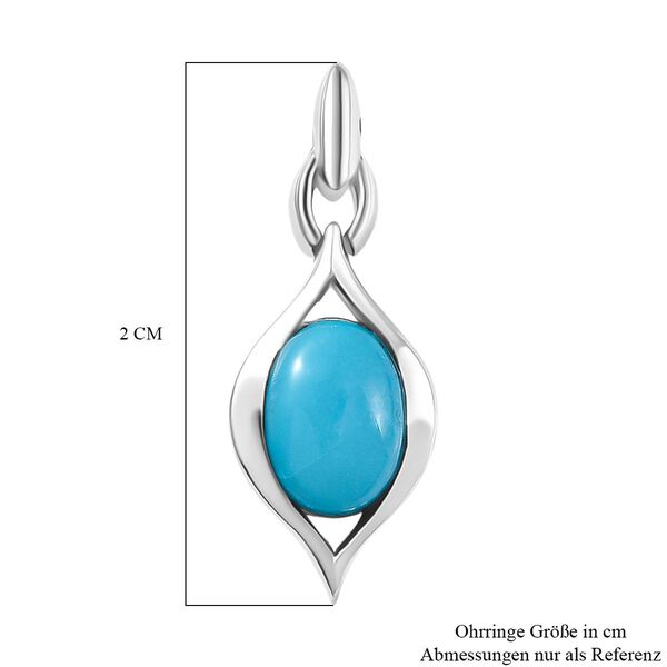 D'Joy AA Sleeping Beauty Türkis Ohrringe - 1,32 ct. image number 6