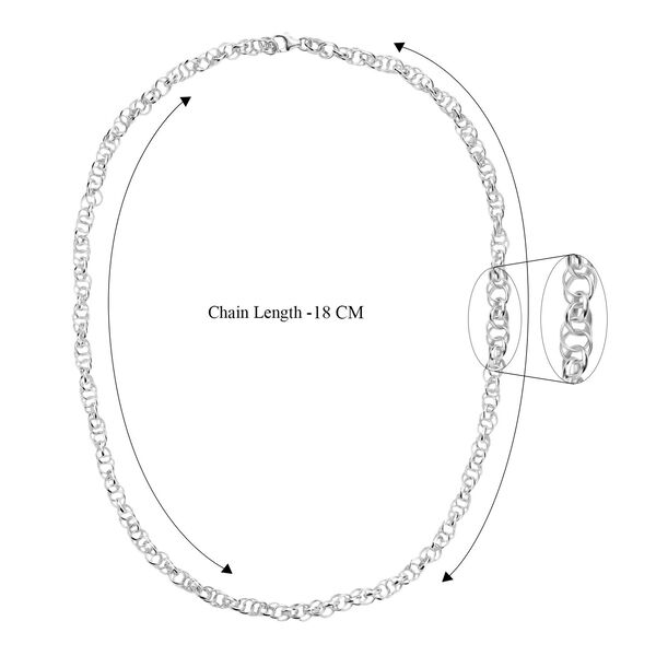 925 Silber Halskette ca. 50 cm ca. 17,00g image number 7