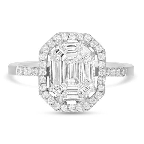 RHAPSODY - Diamant-Ring, IGI zertifiziert VS E-F, 950 Platin  ca. 1,00 ct