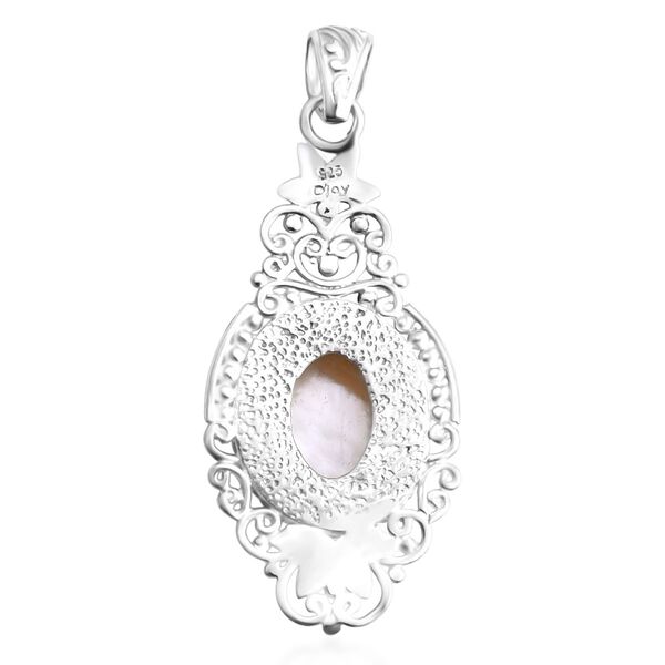 D'Joy Royal Bali - Weißer Mabe Perle Anhänger image number 4