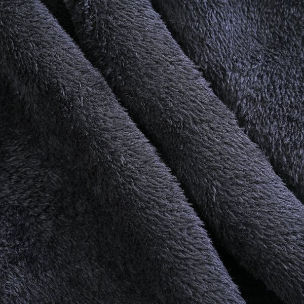 Winter- und Herbst-Poncho aus Kunstfell, Achwarz image number 6