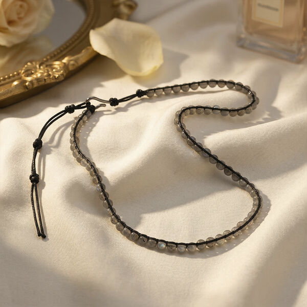 Flexible Labradorit Halskette - 80 ct. image number 2