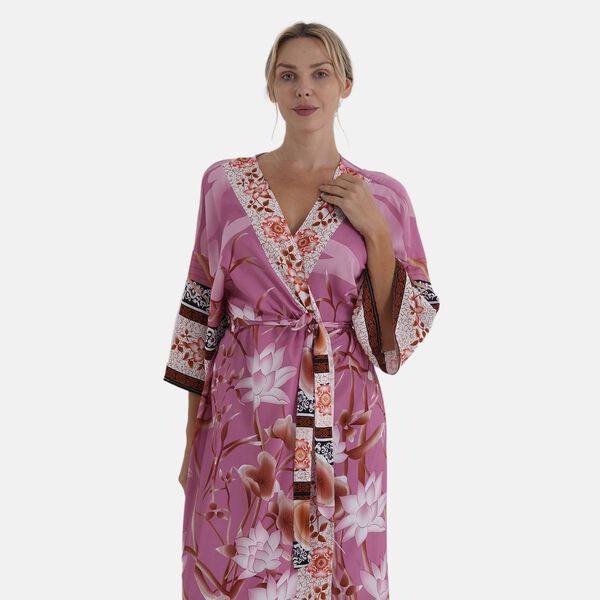   La Marey placement  print Brid  kimono image number 5