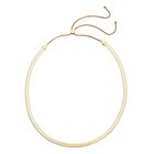 Seidige Fischgräten-Gliederkette, ca. 45 cm, reiner Edelstahl Goldfarben ca. 20,20g