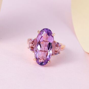 Bold Rose de France Amethyst Ring