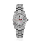 William Hunt - Moissanit-Akzentuhr, Schweizer Uhrwerk, Mineralglas und 5ATM Wasserresistenz, Edelstahl-Armband