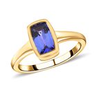 Premium Tansanit Ring, 585 Gold (Größe 19.00) ca. 1,23 ct image number 3