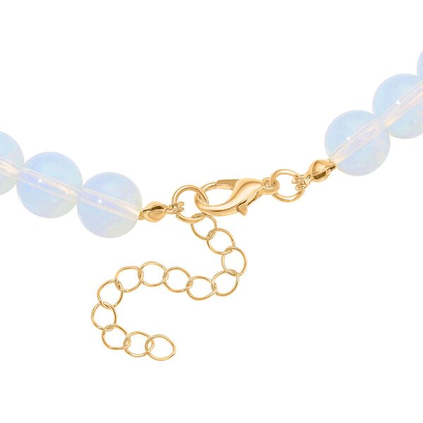 Opalite Flexibles Pixiu Halskette ca. 45 cm+3.75 cm Extender, vergoldet ca. 330.00 ct image number 4