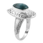 Royal Bali Kollektion - Chrysokoll Ring 925 Silber image number 3