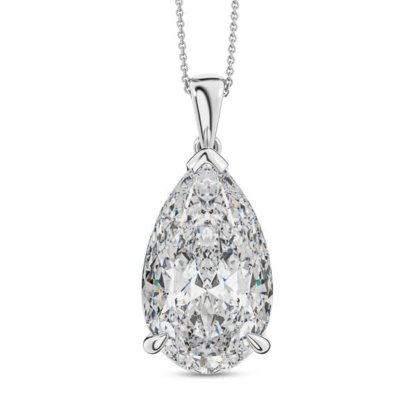 LUXURIANT DIAMOND - Lab Grown Diamant IGI zertifiziert VS/F, Anhänger 925 Silber rhodiniert ca. 10.05 ct image number 0