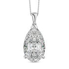 LUXURIANT DIAMOND - Lab Grown Diamant IGI zertifiziert VS/F, Anhänger 925 Silber rhodiniert ca. 10.05 ct