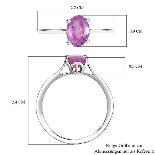D'Joy Ilakaka rosa Saphir Ring - 1,73 ct. image number 6