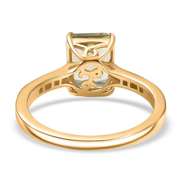 AAA Turkizit, Weißer Diamant Ring 585 Gold (Größe 17.00) ca. 3,22 ct image number 4