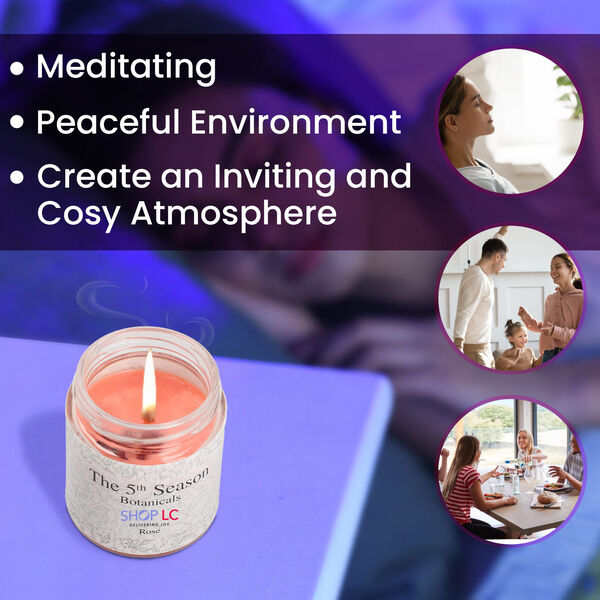 The 5th Season - Botanical Collection Duftkerze au Sojawachs im Glas, Rosen image number 3