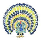 " Peacock shape Trinket Storage Box - multicolor Material: Alloy + diamond size: 18*11*17cm  "