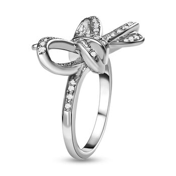 GP Ribbon Kollektion - Diamant und blauer Saphir-Ring - 0,33 ct.