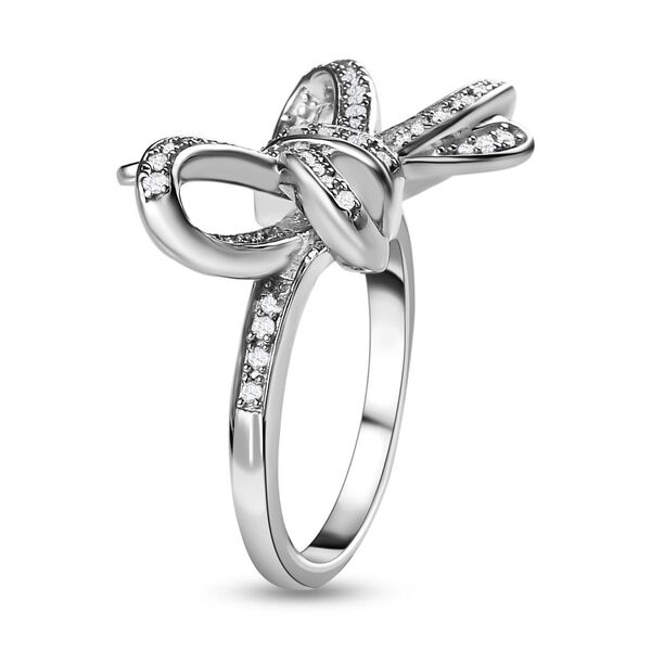 GP Ribbon Kollektion - Diamant und blauer Saphir-Ring - 0,33 ct. image number 4