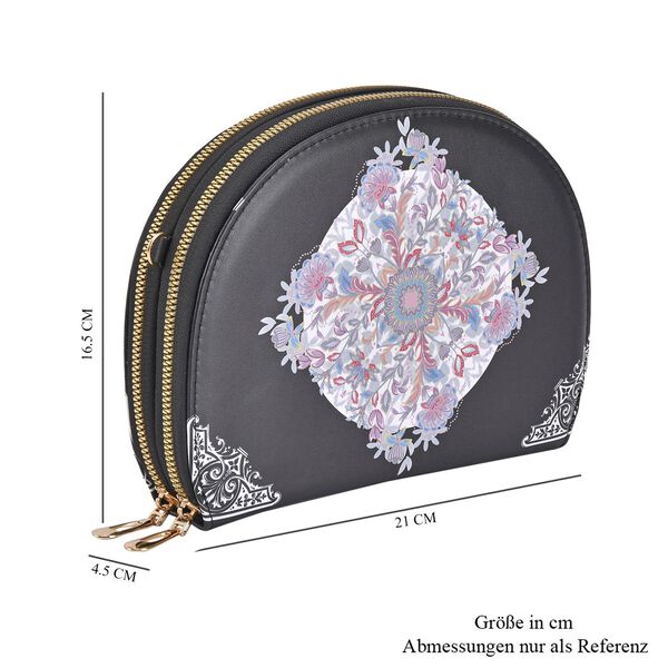 Umh&auml;ngetasche mit Multi-F&auml;chern und RFID Schutz, Suzani image number 7