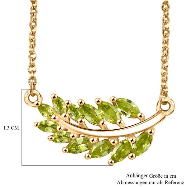 D'Joy Peridot 45cm Halskette und Ohrringe image number 7