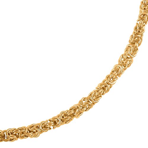 Flexible italienische Königskette in Goldton, 45-73cm image number 1