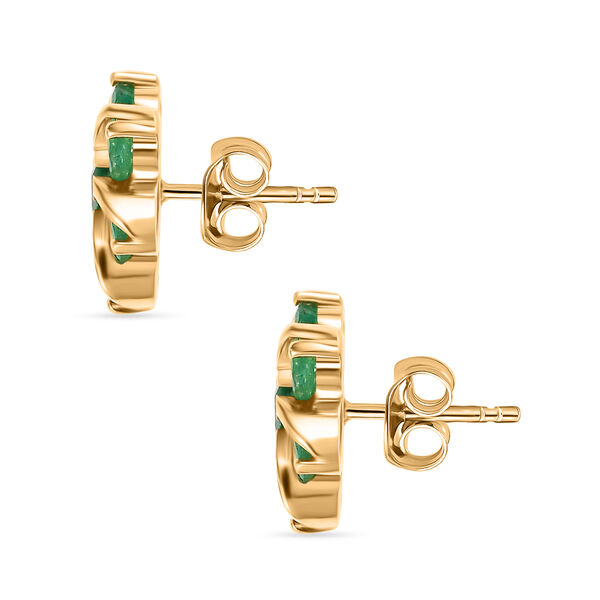 AA Kagem sambischer Smaragd Ohrringe - 1,54 ct. image number 4