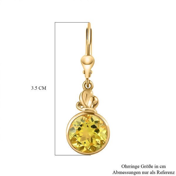 Ouro Verde-Quarz Ohrhänger - 6,83 ct. image number 6