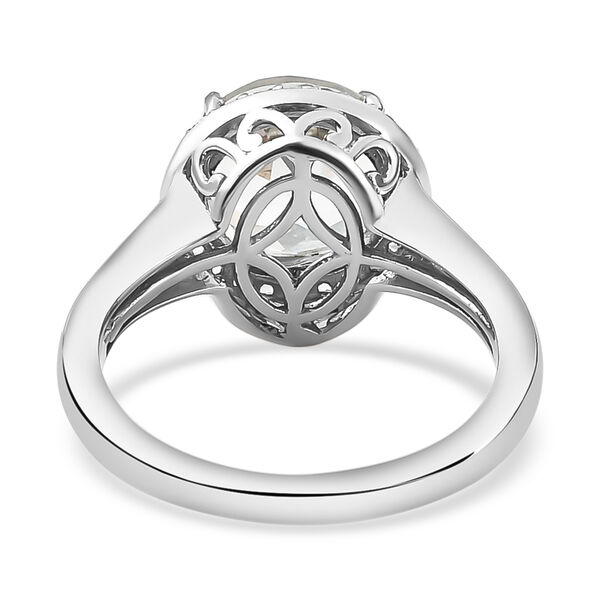 Golconda Diamant-Topas Ring, 925 Silber platiniert  ca. 3,65 ct image number 6