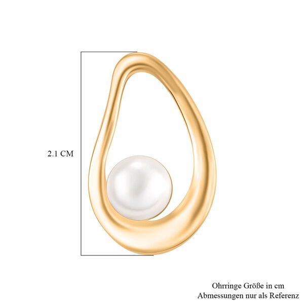 Süßwasser Perle Ohrringe image number 6