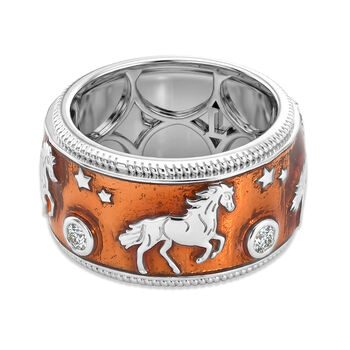 LUXURIANT DIAMOND - Lab Grown Diamant SI-GH Ring 925 Silber rhodiniert (Gr&ouml;&szlig;e 17.00) ca. 0,26 ct