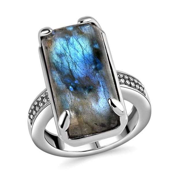 Labradorit Schmuckset  Edelstahl ca. 23.98 ct image number 5