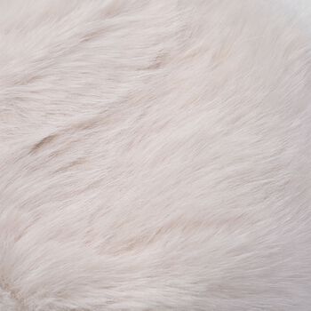 Hut aus Kunstfell, Beige