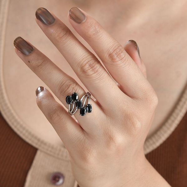 Schwarzer Spinell-Ring - 2,84 ct. image number 3