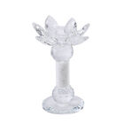 Lotus-Kerzenhalter mit weißem synthetischem Kristall image number 0