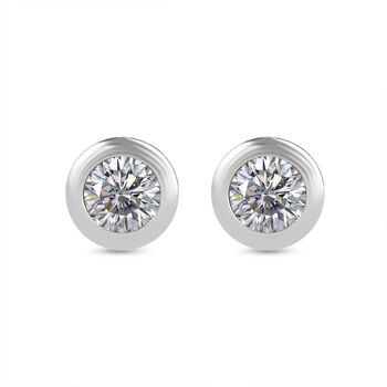 LUXURIANT SI Labor Diamant Ohrringe, 925 Silber rhodiniert - 0,25 ct.